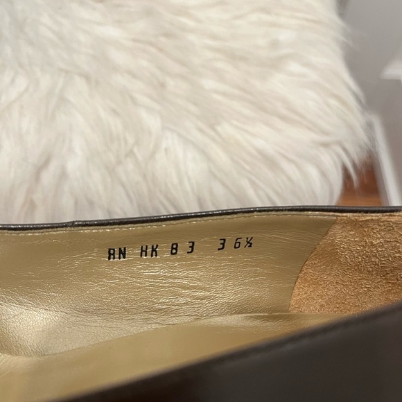 Womens YsL Shoes Size 6.5 Brown - Picture 6 of 6